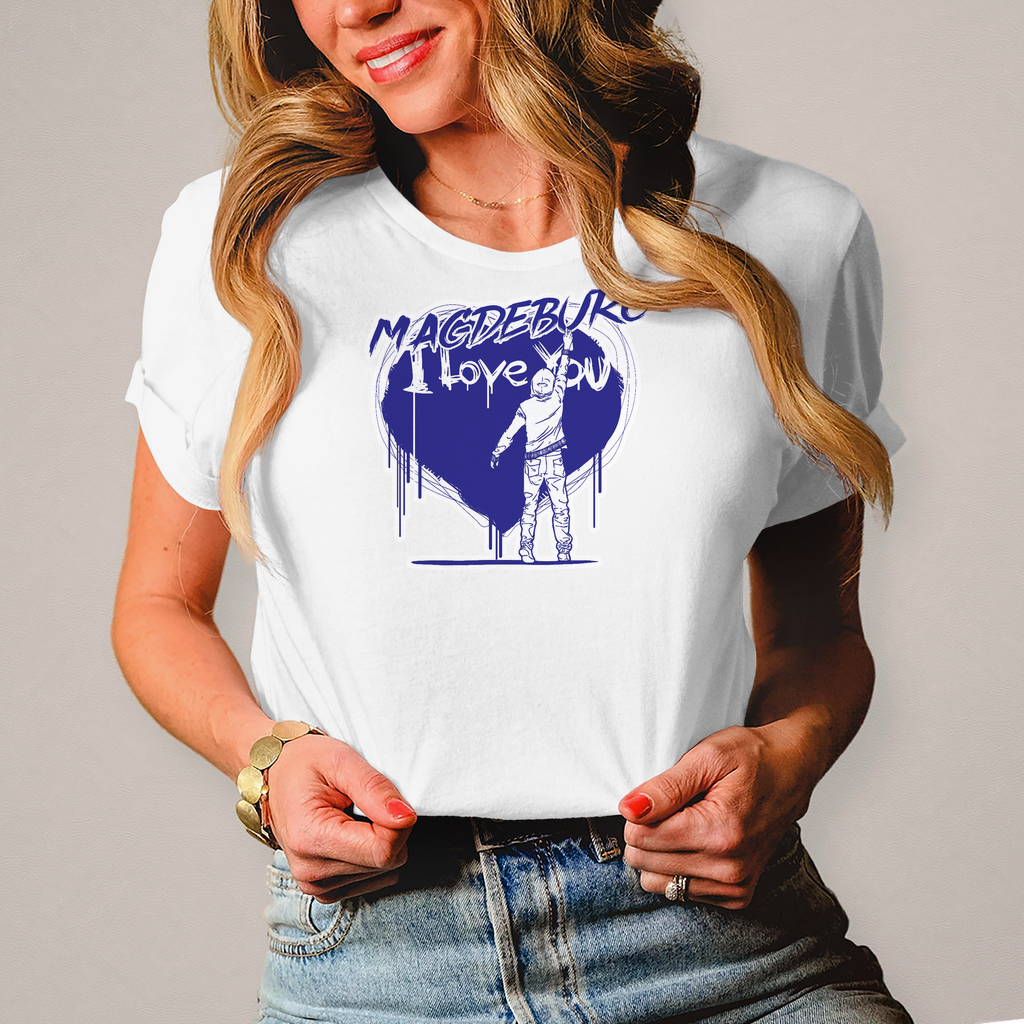 I love you - Damen T-Shirt - N