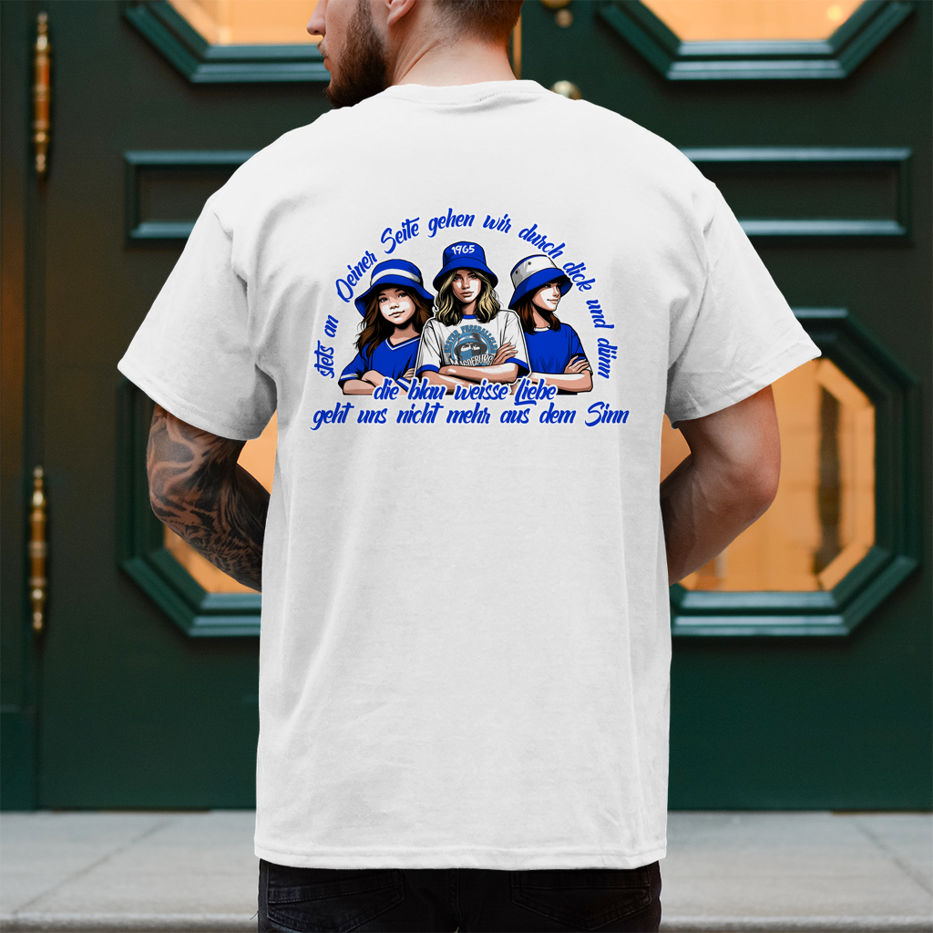 Stets zur Seite - T-Shirt - Rückendruck