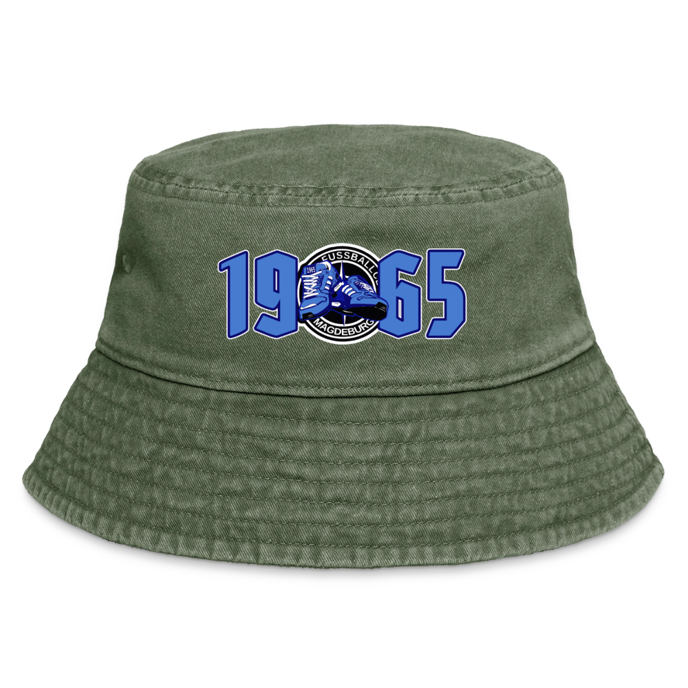 Vintage Bucket Hat - Olivgrün vintage