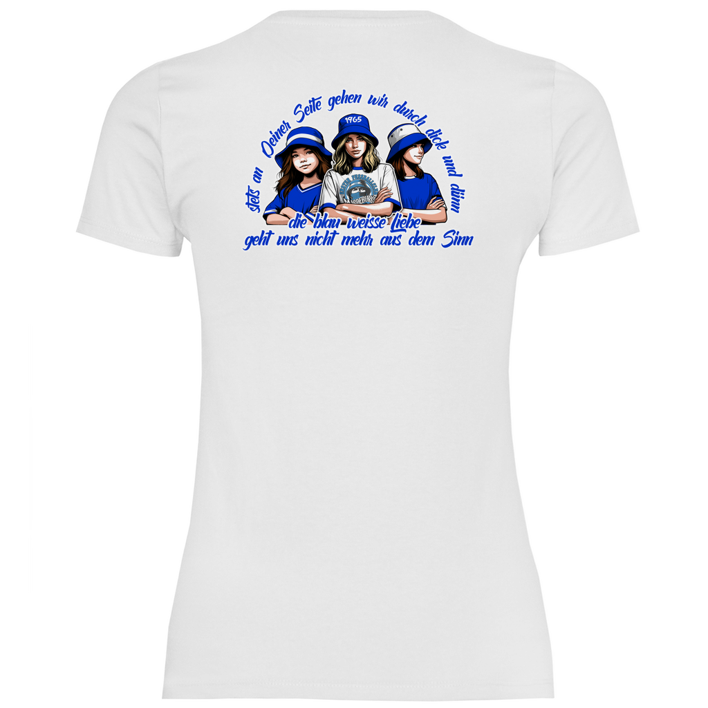 Damen T-Shirt stets - Rückendruck