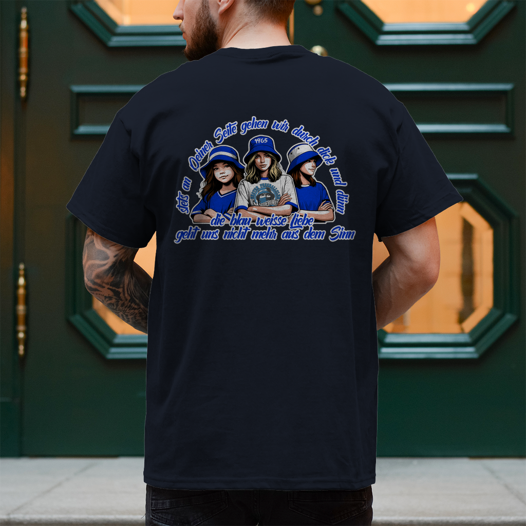 Stets zur Seite - T-Shirt - Rückendruck