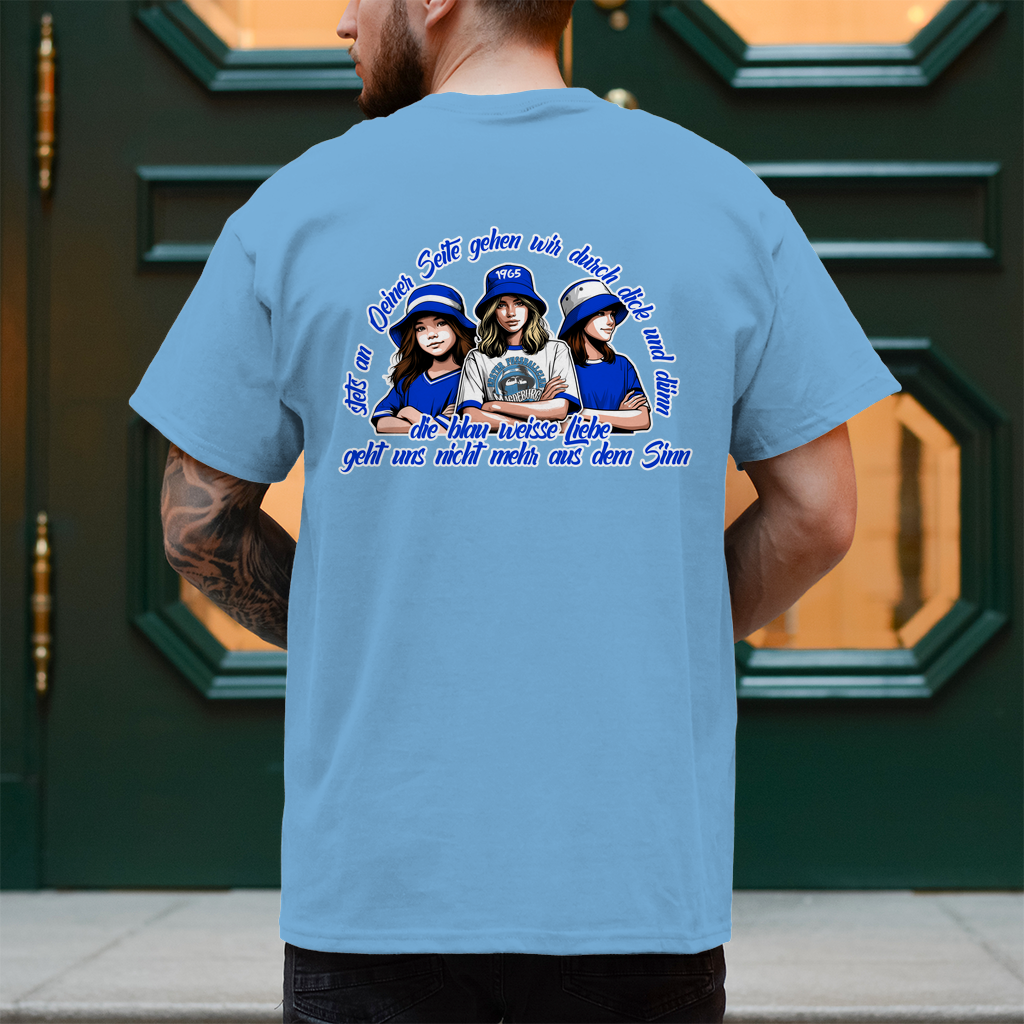 Stets zur Seite - T-Shirt - Rückendruck