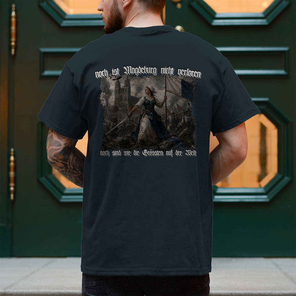 T-Shirt - nicht verloren - Rückendruck