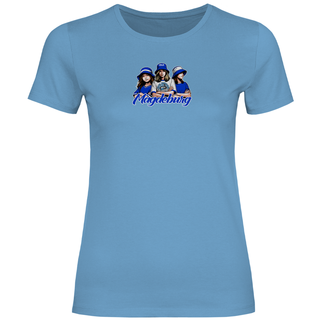 Damen T-Shirt stets - Rückendruck