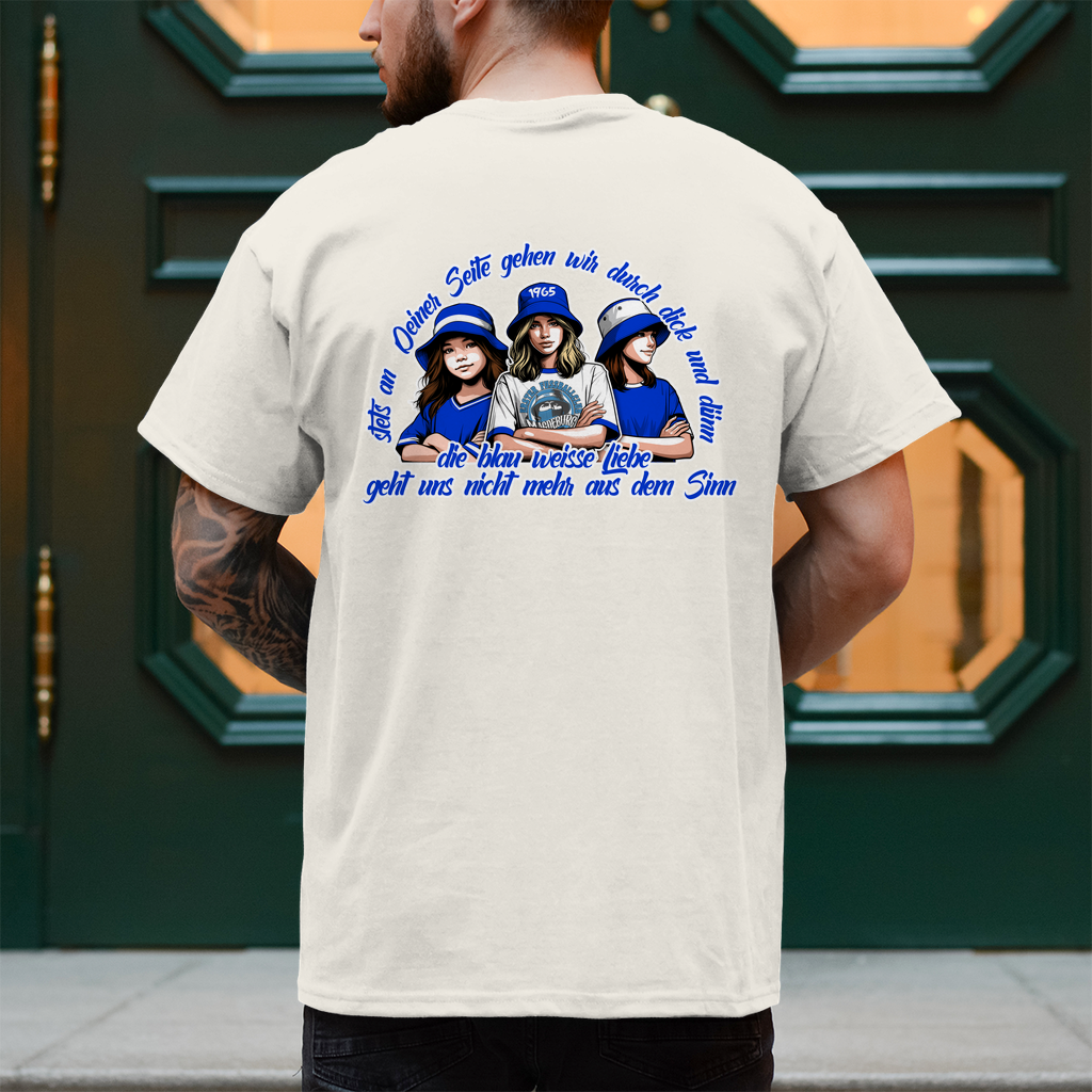 Stets zur Seite - T-Shirt - Rückendruck