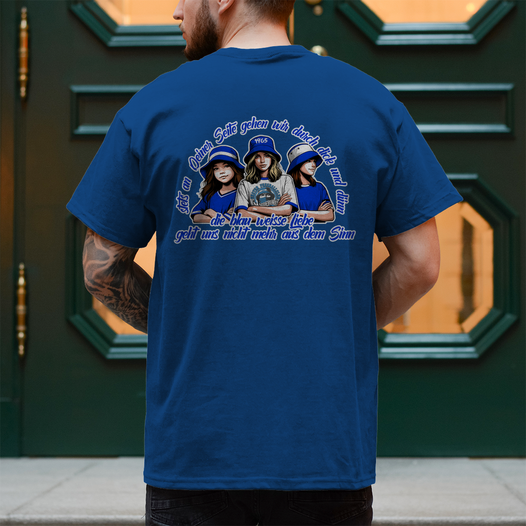 Stets zur Seite - T-Shirt - Rückendruck