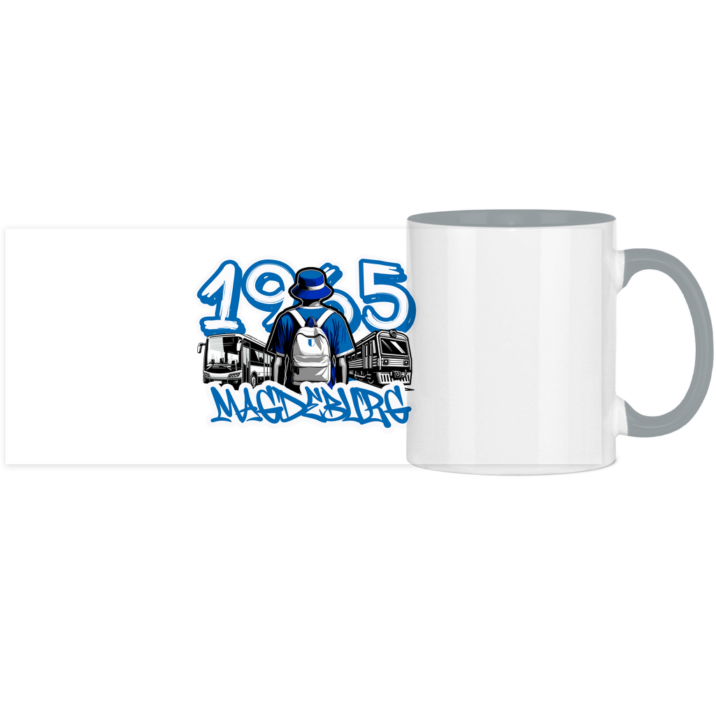 Panorama Tasse zweifarbig Awayteam 2