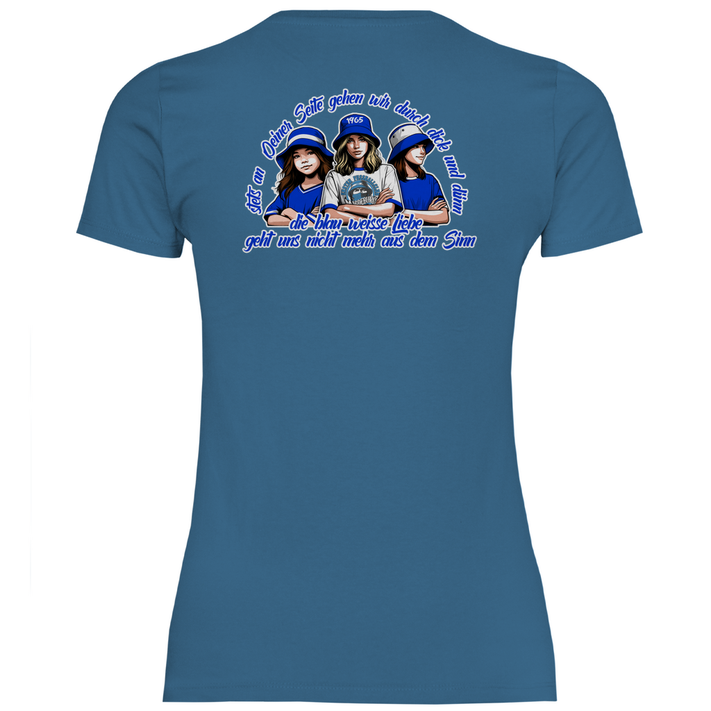 Damen T-Shirt stets - Rückendruck