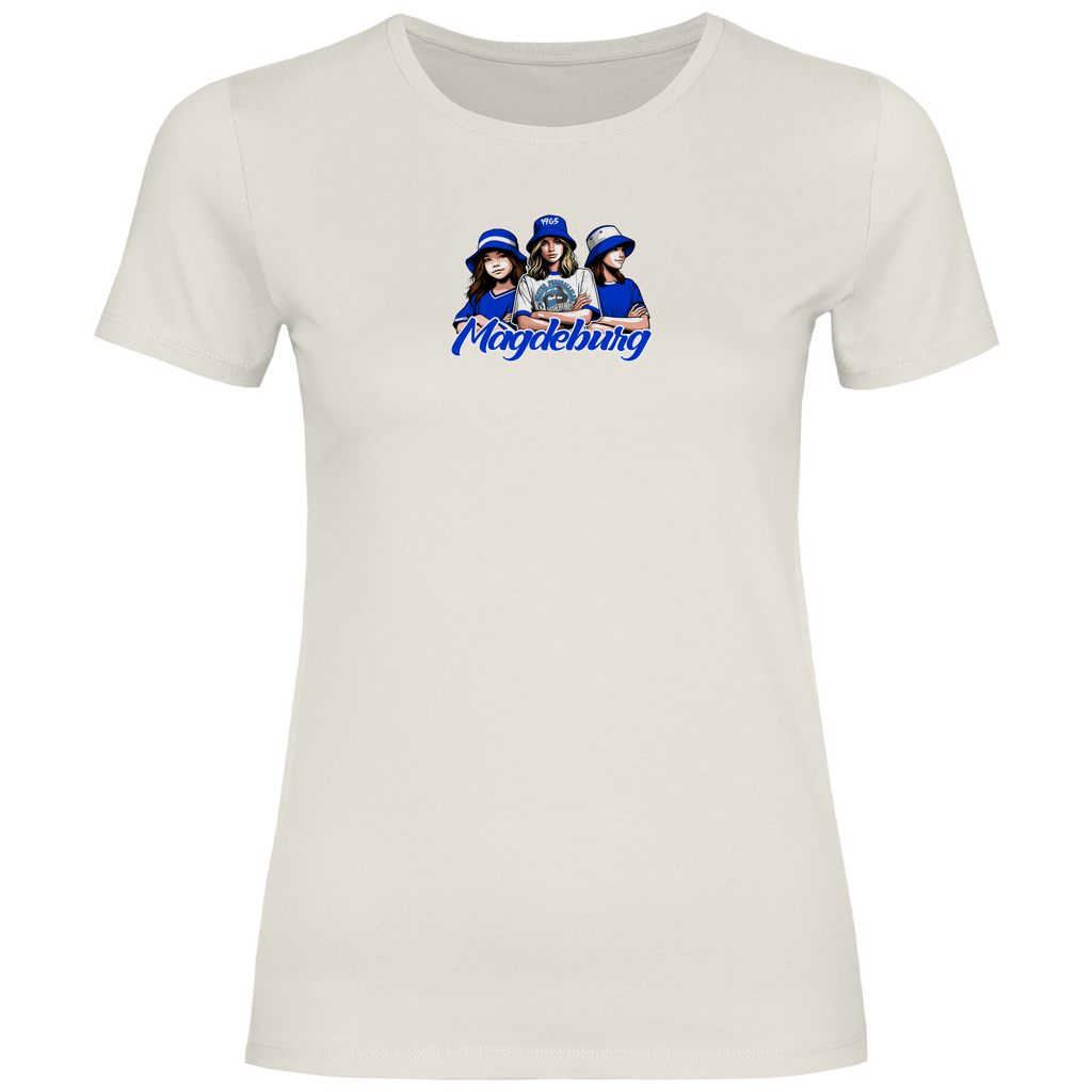 Damen T-Shirt stets - Rückendruck