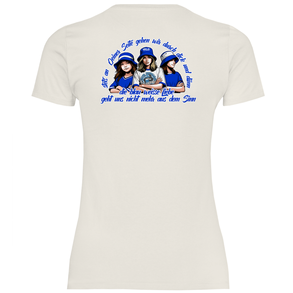 Damen T-Shirt stets - Rückendruck
