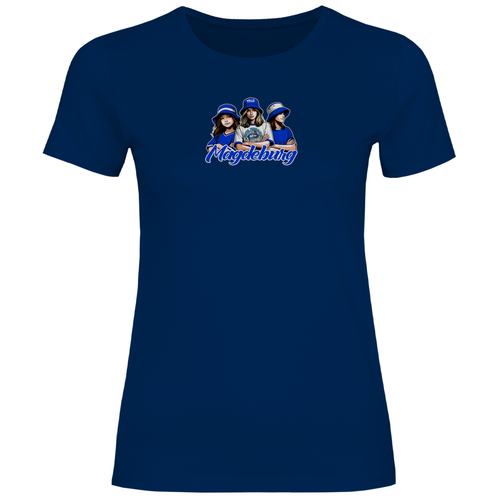 Damen T-Shirt stets - Rückendruck