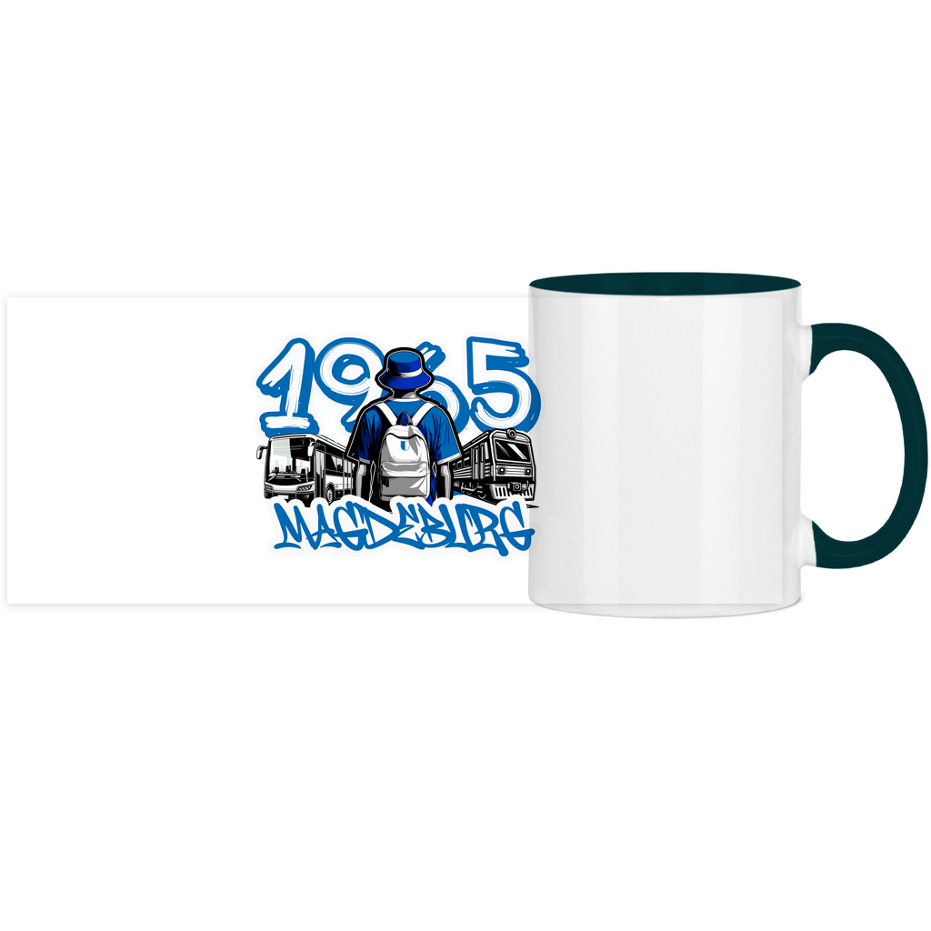 Panorama Tasse zweifarbig Awayteam 2