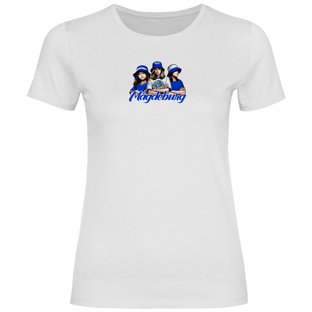 Damen T-Shirt stets - Rückendruck