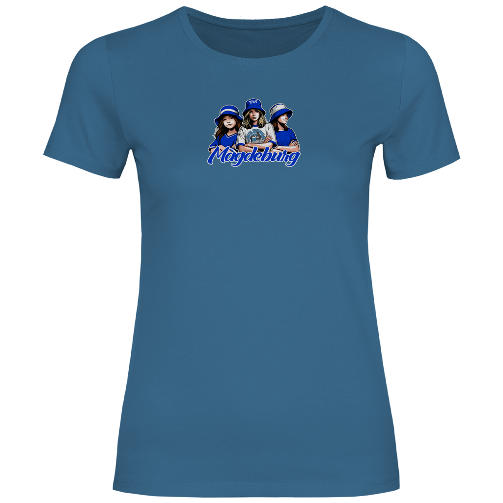 Damen T-Shirt stets - Rückendruck