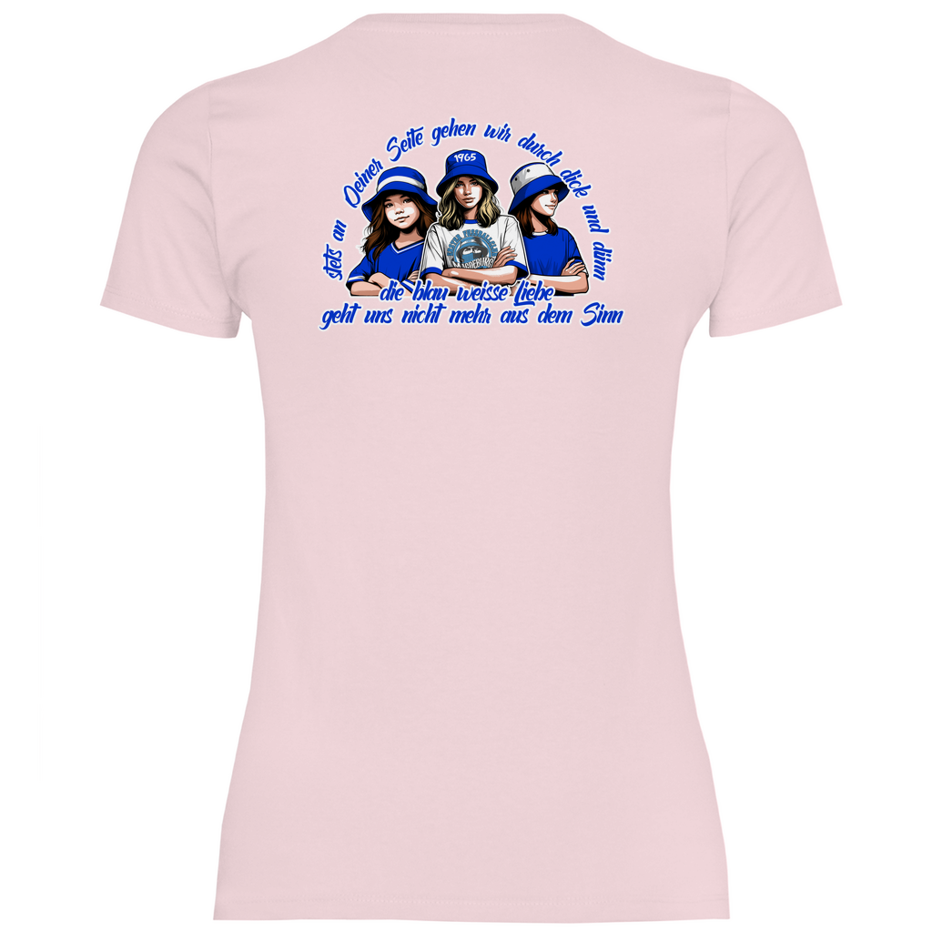 Damen T-Shirt stets - Rückendruck