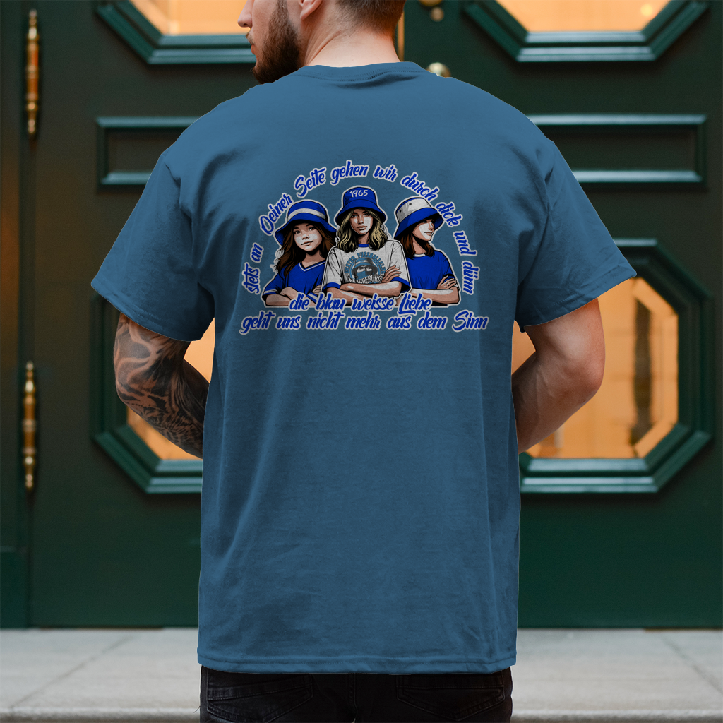 Stets zur Seite - T-Shirt - Rückendruck