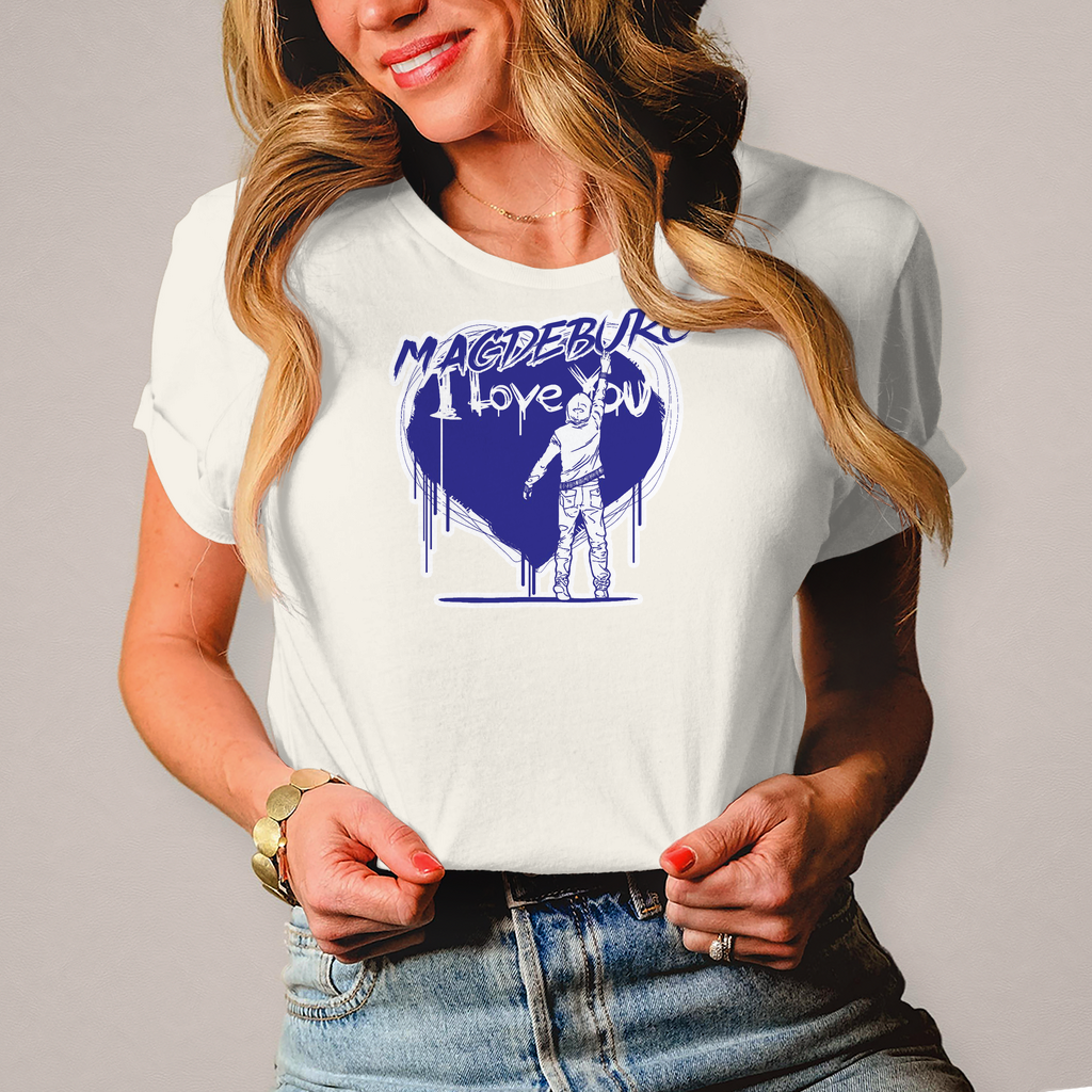 I love you - Damen T-Shirt - N