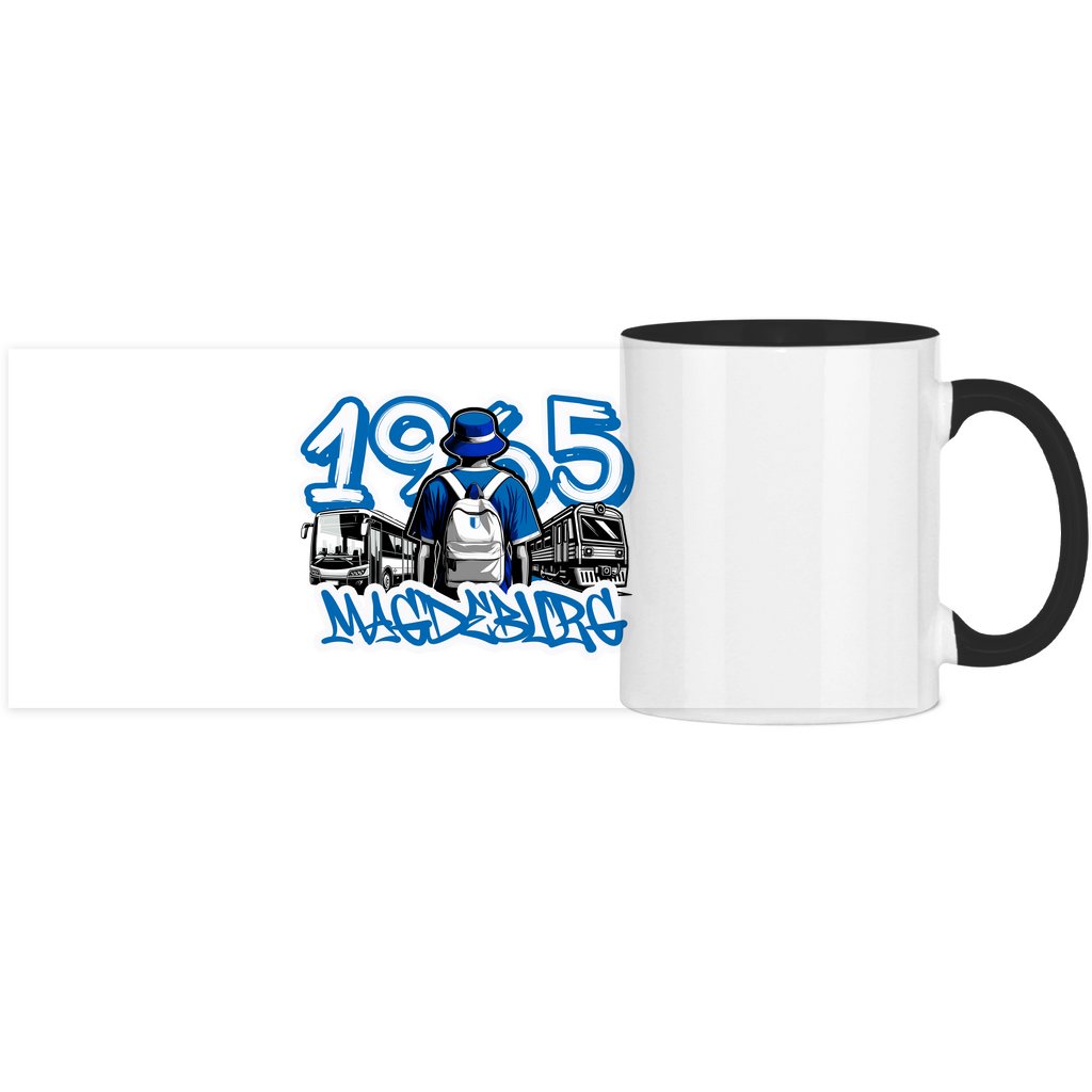 Panorama Tasse zweifarbig Awayteam 2