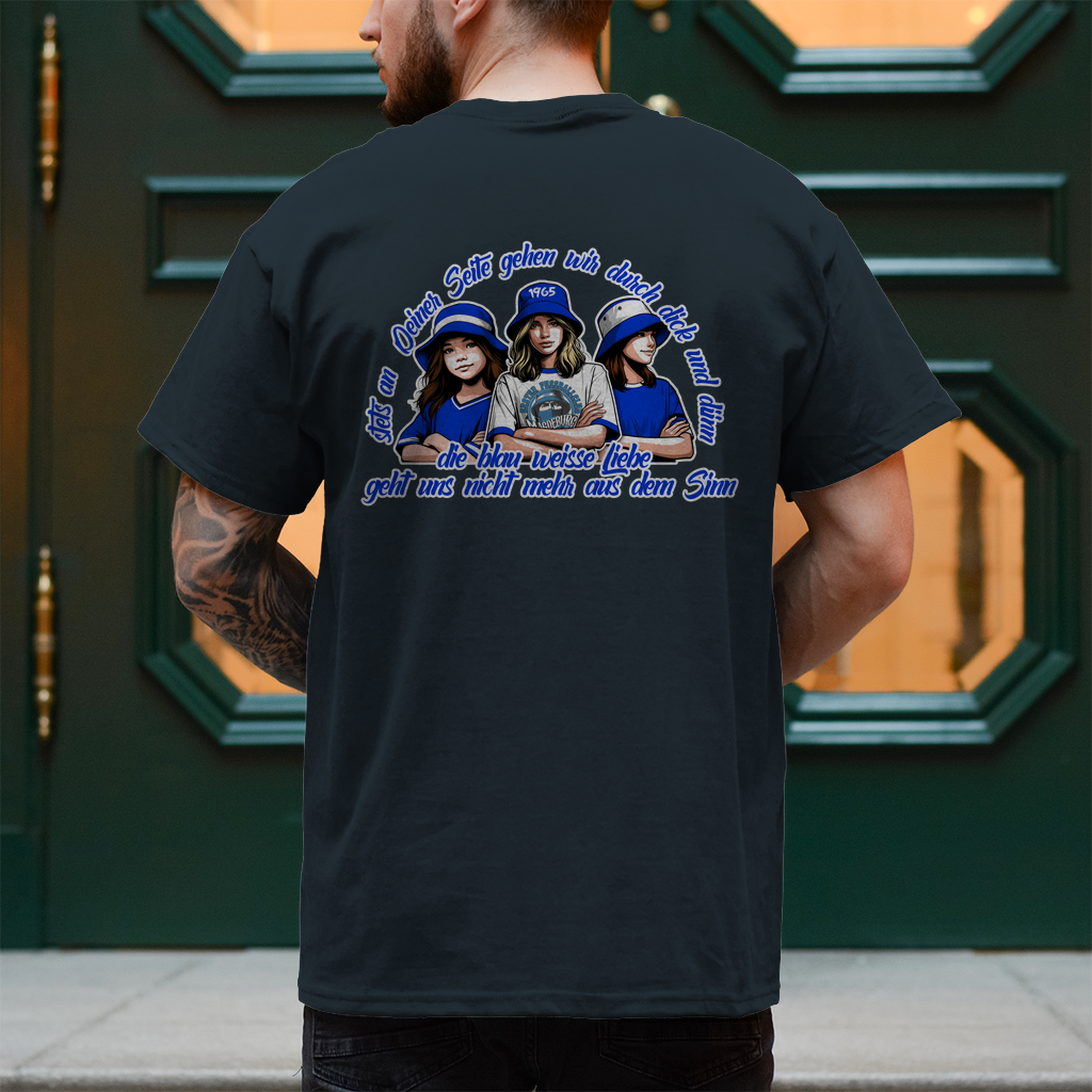 Stets zur Seite - T-Shirt - Rückendruck
