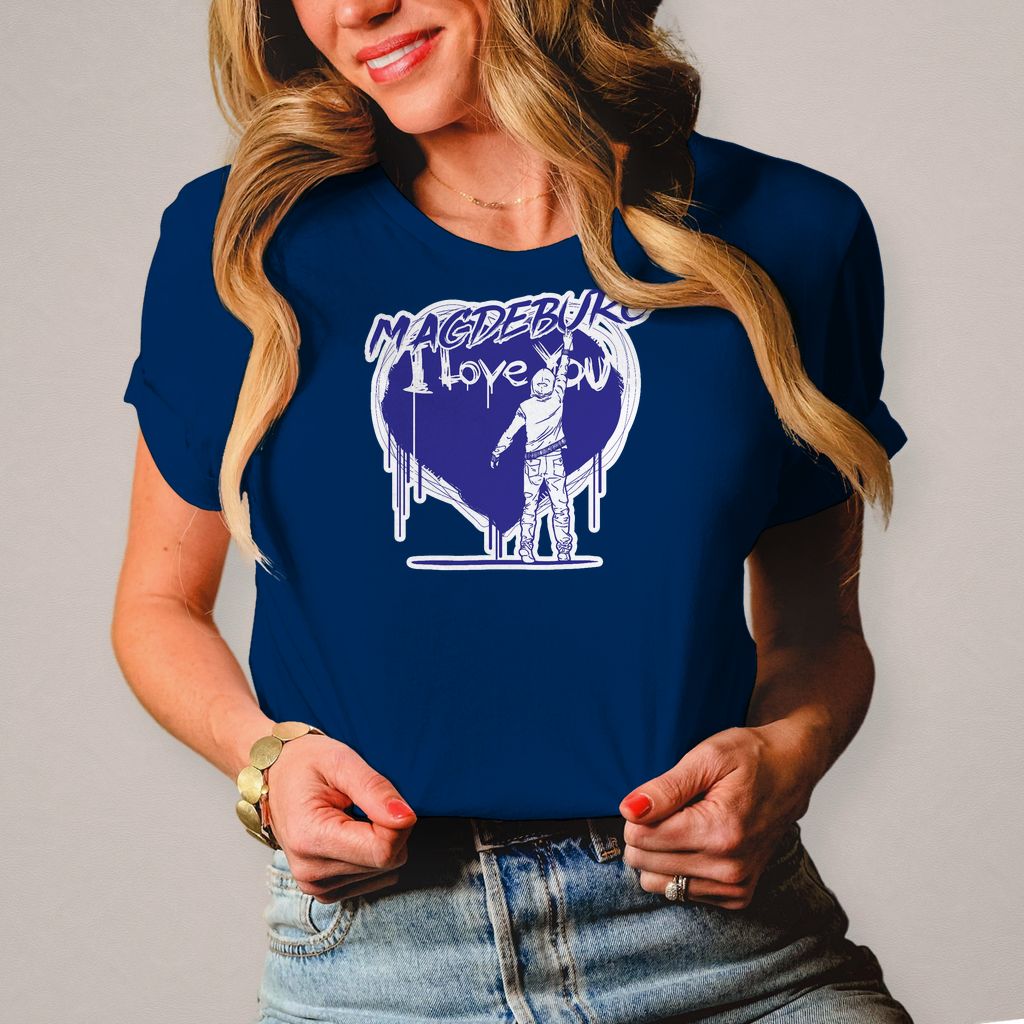 I love you - Damen T-Shirt - N