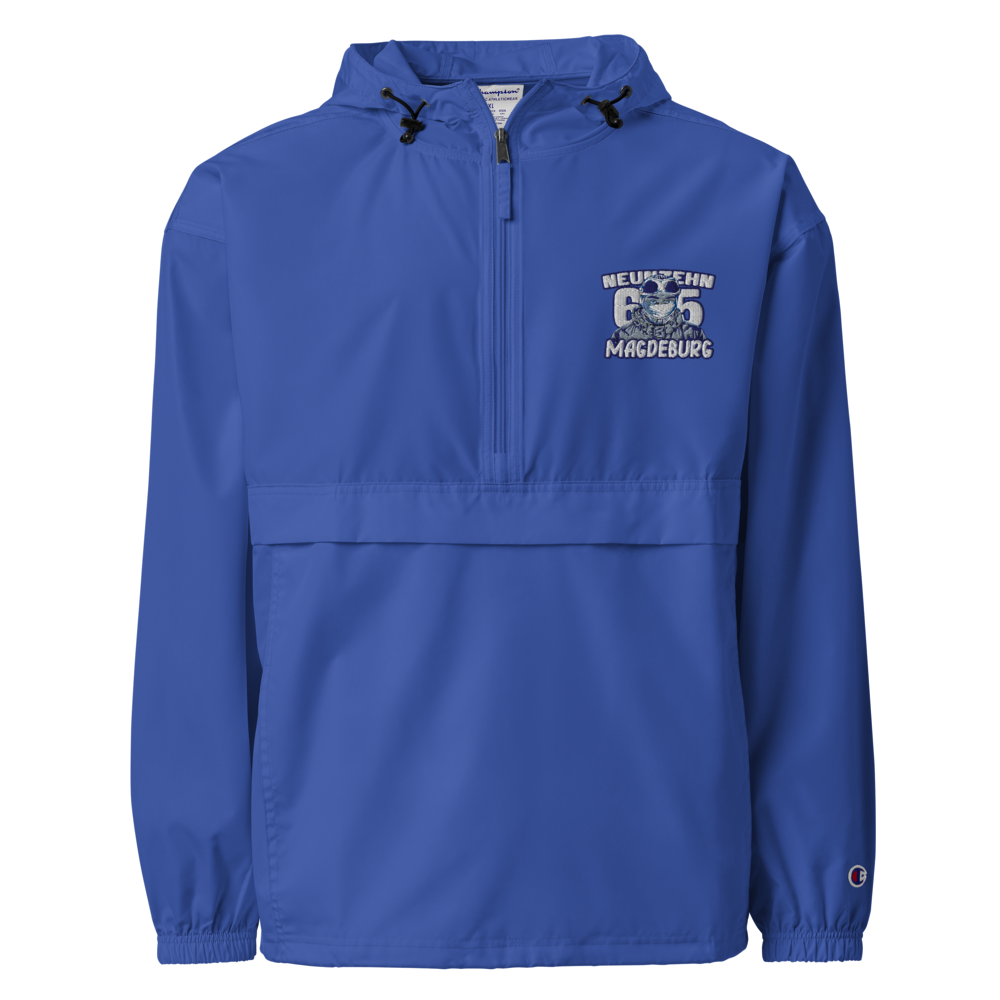 Windbreaker - blau mit Stick