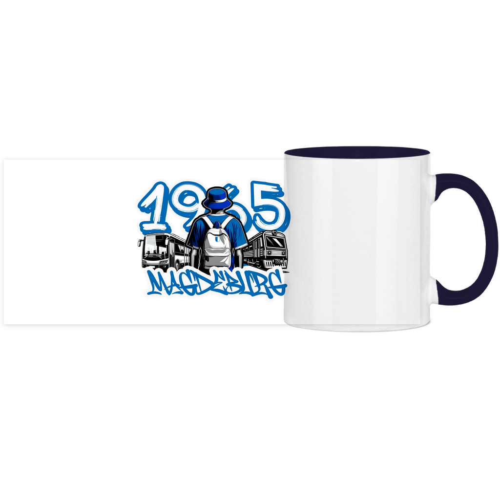 Panorama Tasse zweifarbig Awayteam 2