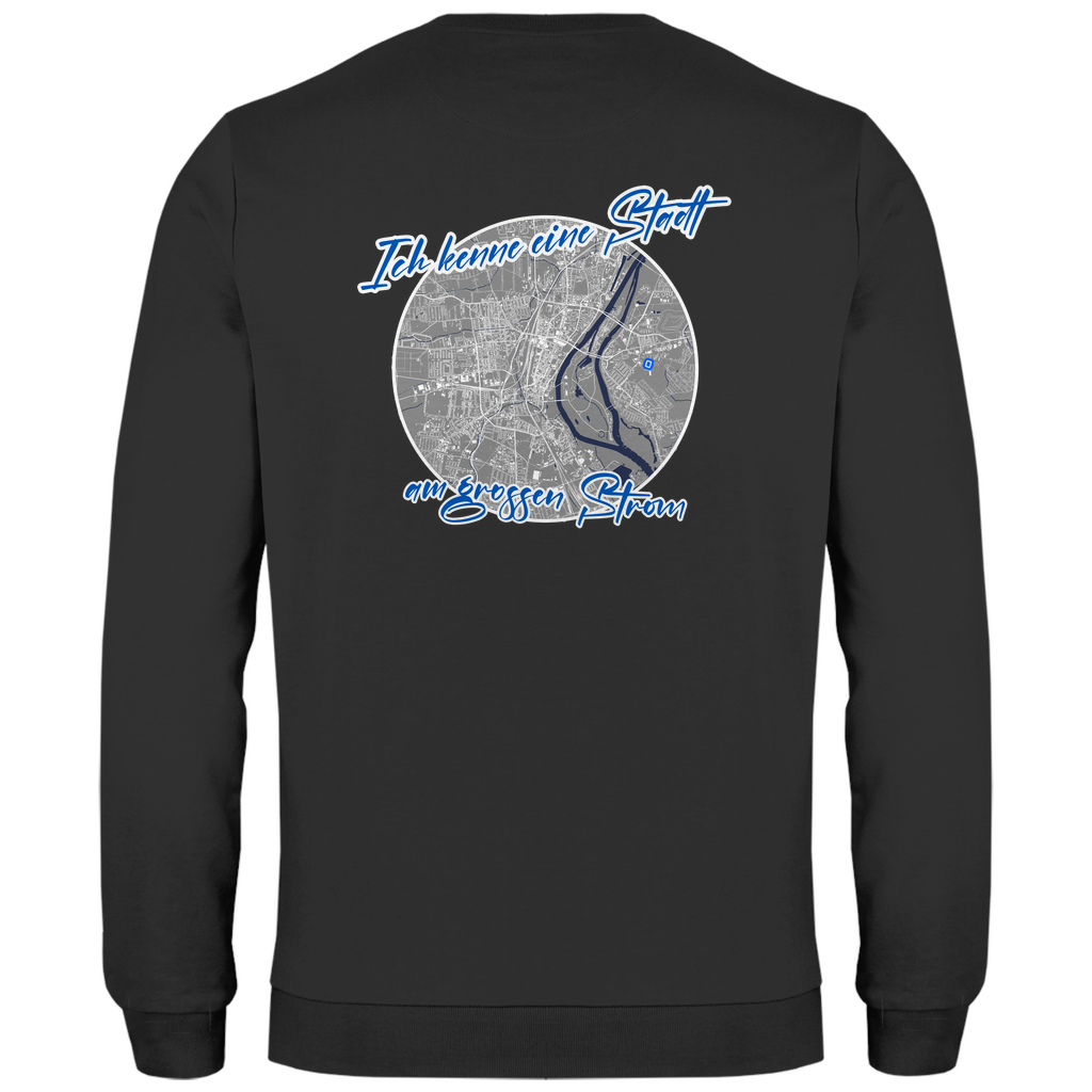 Stadt m Strom Sweater - Rückendruck