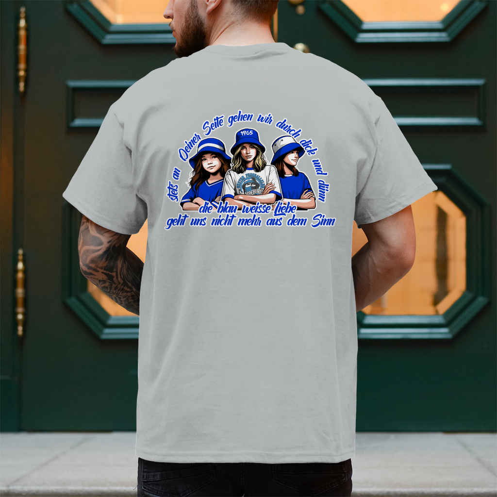 Stets zur Seite - T-Shirt - Rückendruck