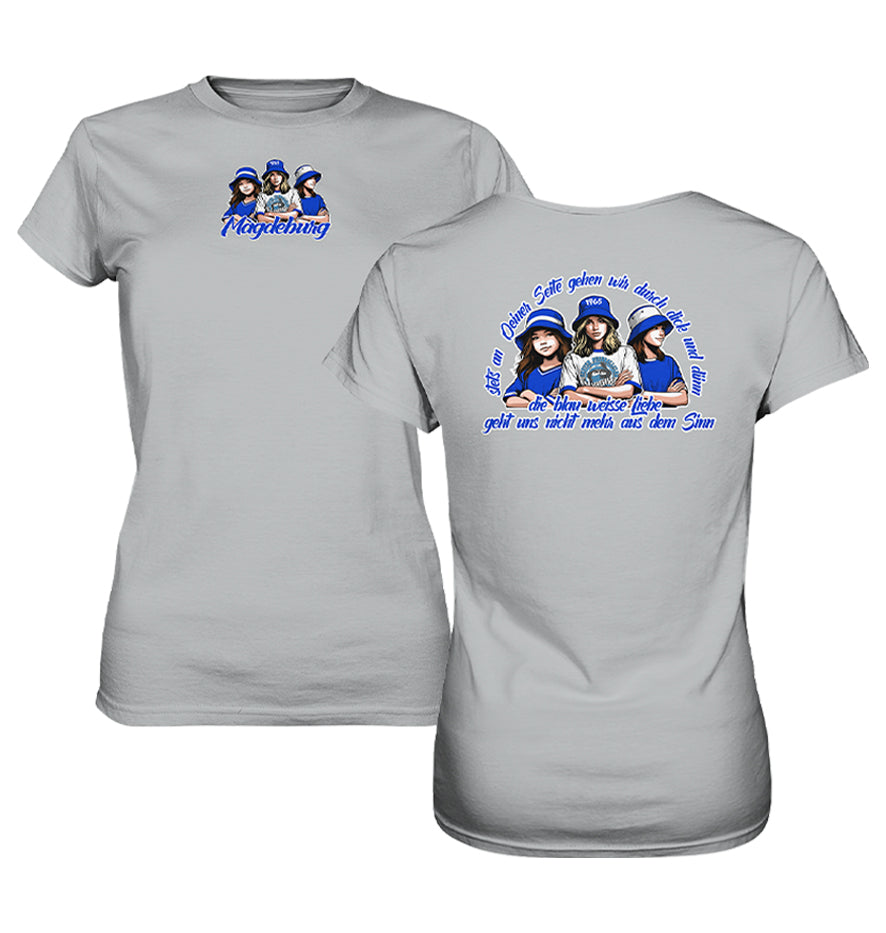 Damen T-Shirt stets - Rückendruck