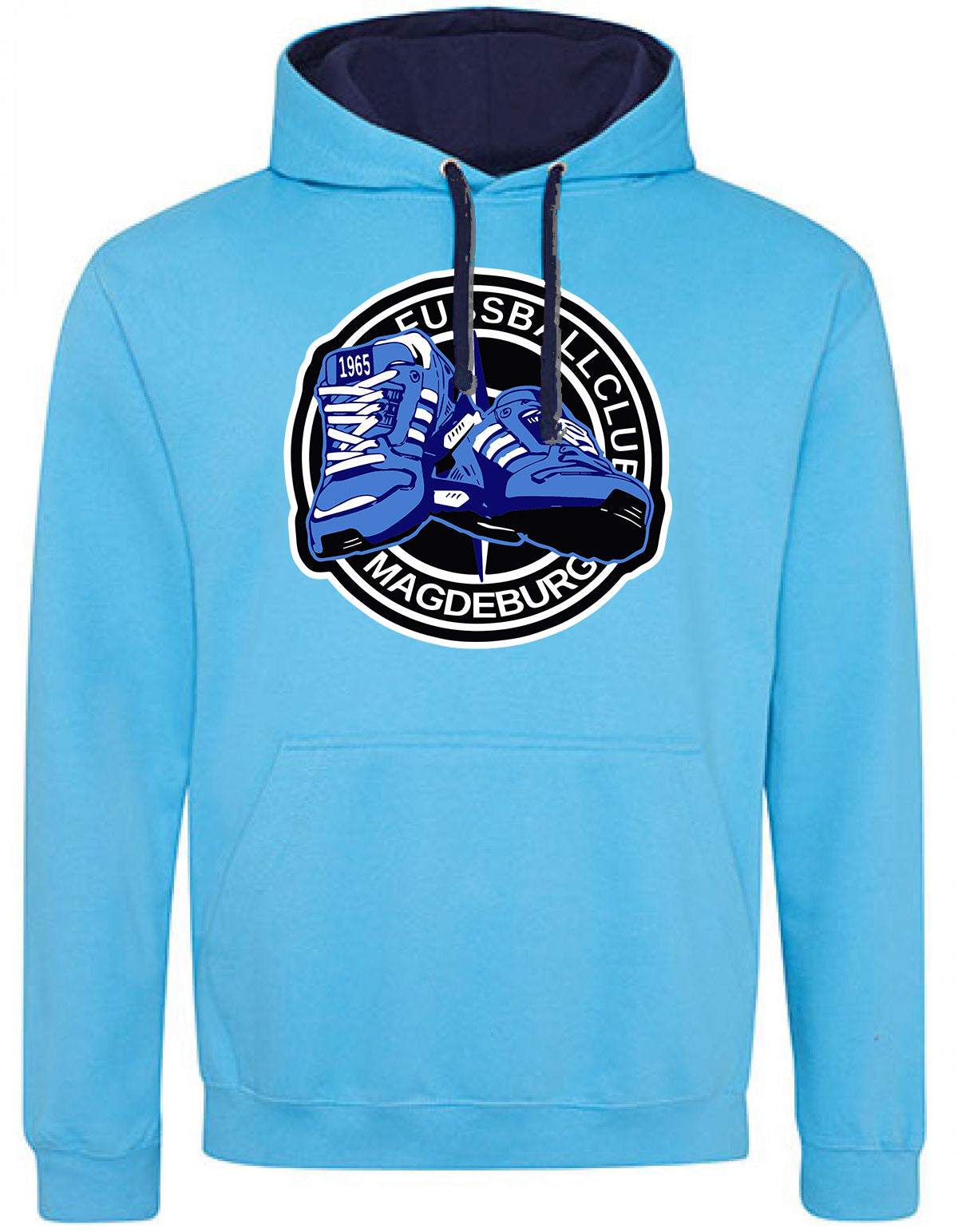 walk on - Hoodie - Kontrast