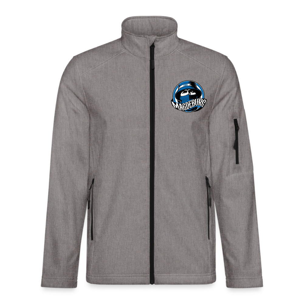 Unisex Softshelljacke - Grau meliert