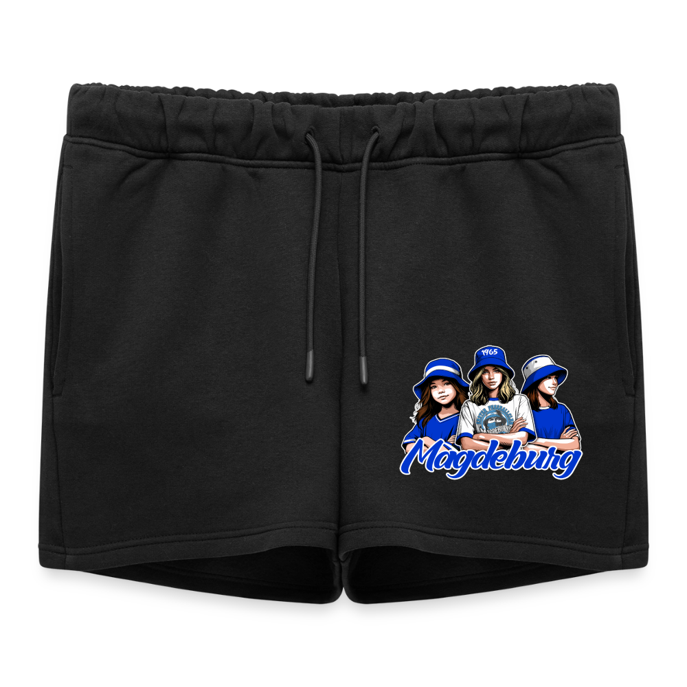 Frauen Premium Organic Sweatshorts - Schwarz