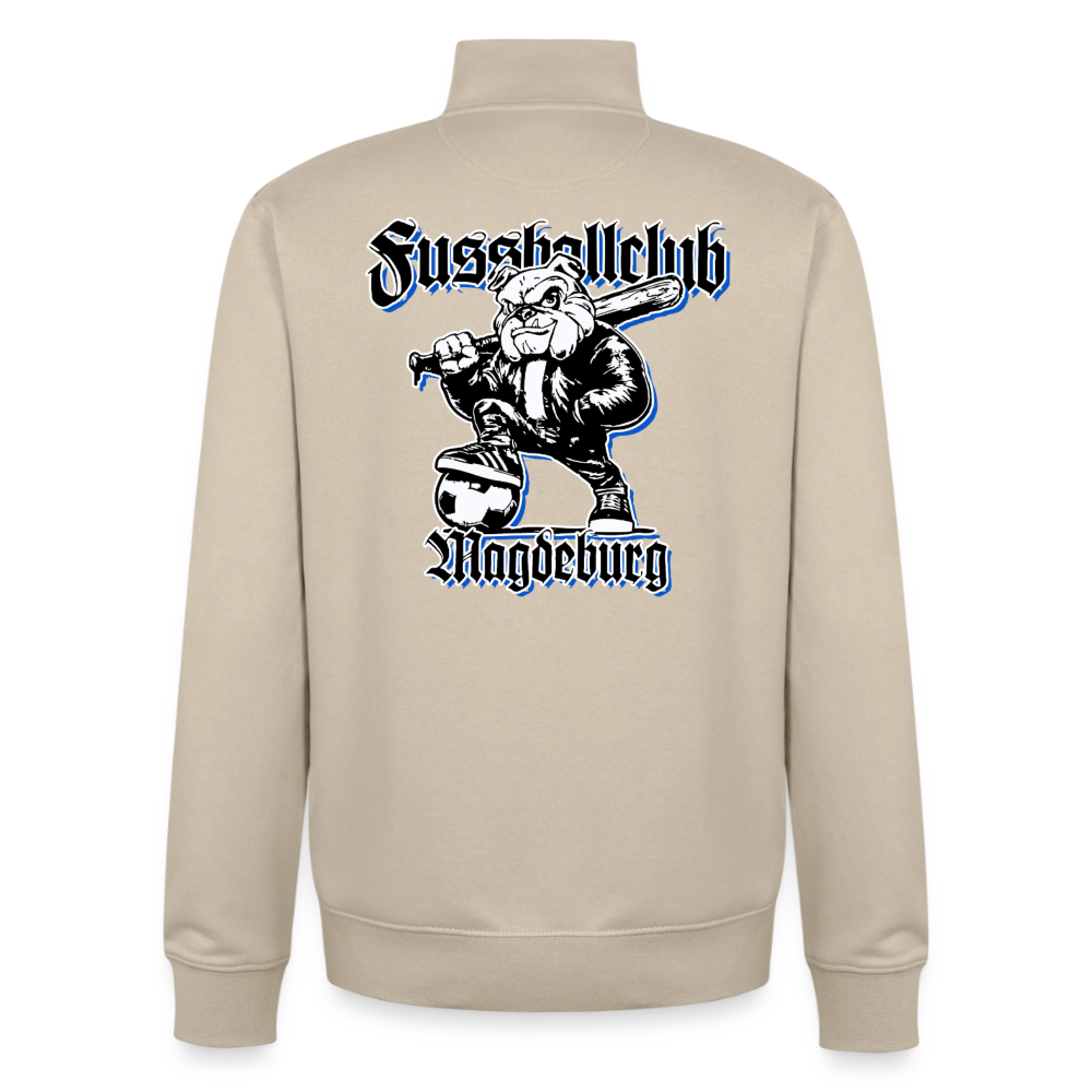 Unisex Organic Zip Sweatshirt von Stanley/Stella - Cremebeige