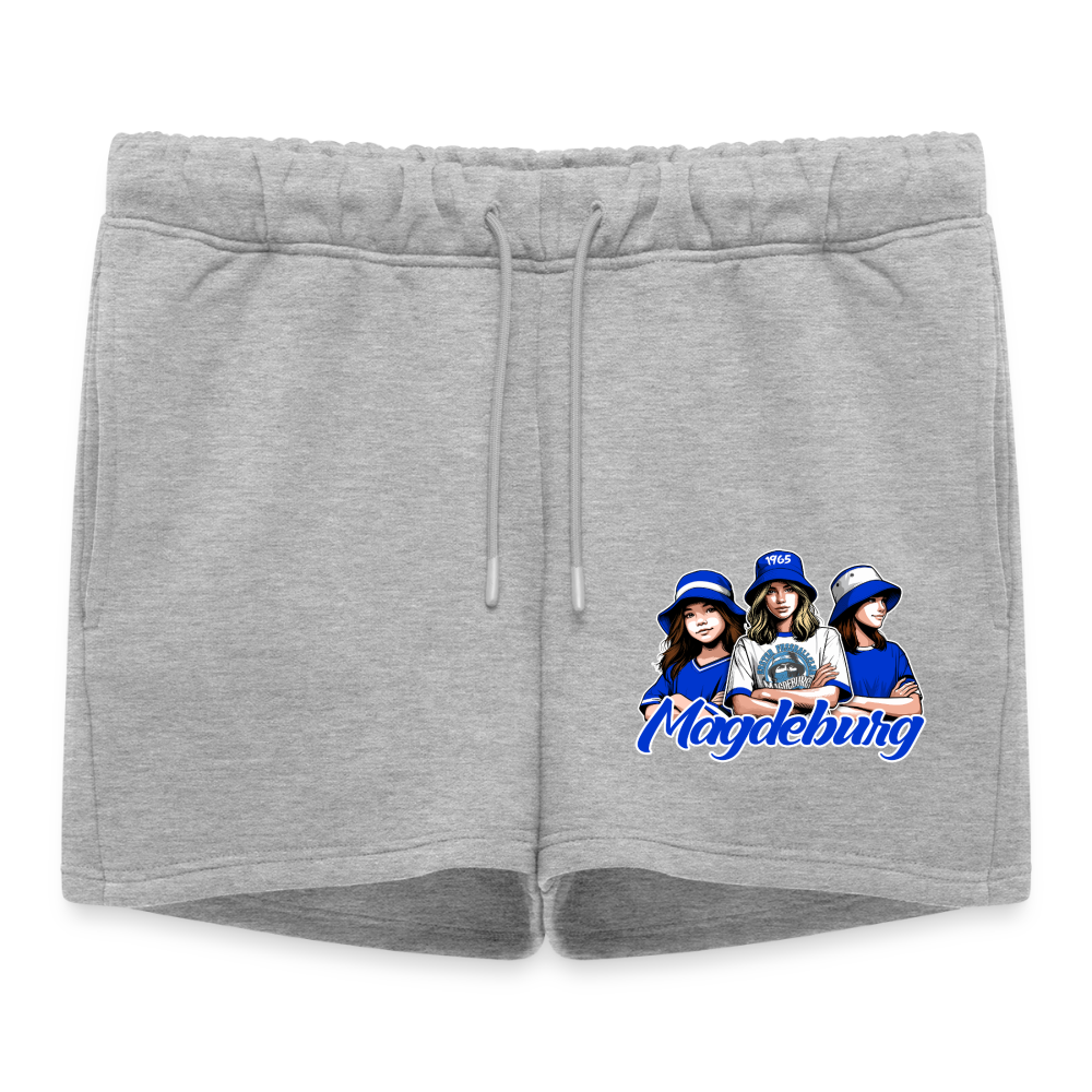 Frauen Premium Organic Sweatshorts - Grau meliert