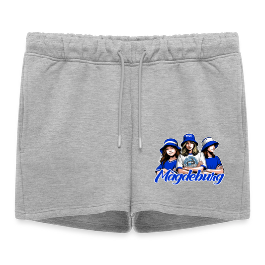 Frauen Premium Organic Sweatshorts - Grau meliert