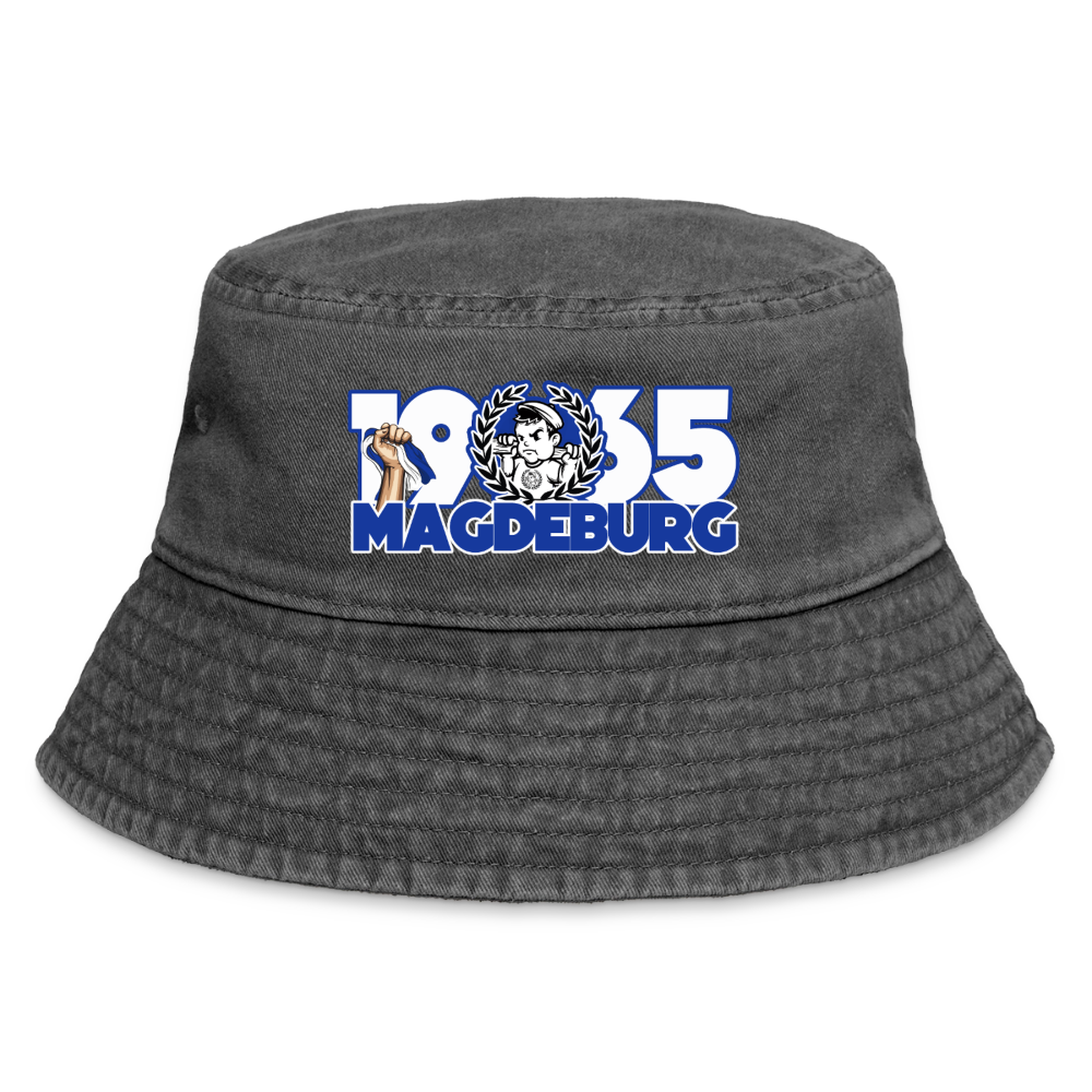 Vintage Bucket Hat - Vintage Schwarz