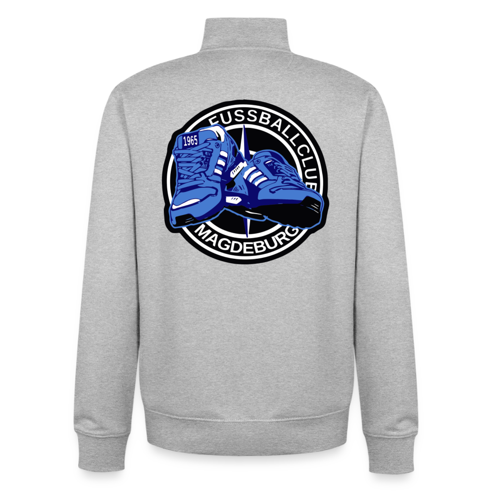 Unisex Organic Zip Sweatshirt von Stanley/Stella - Grau meliert