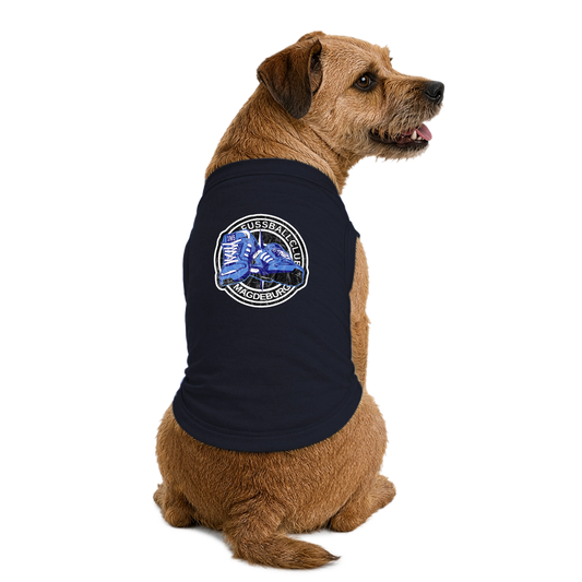 Premium Organic Hunde-T-Shirt - Navy