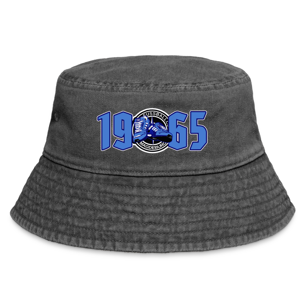 Vintage Bucket Hat - Vintage Schwarz