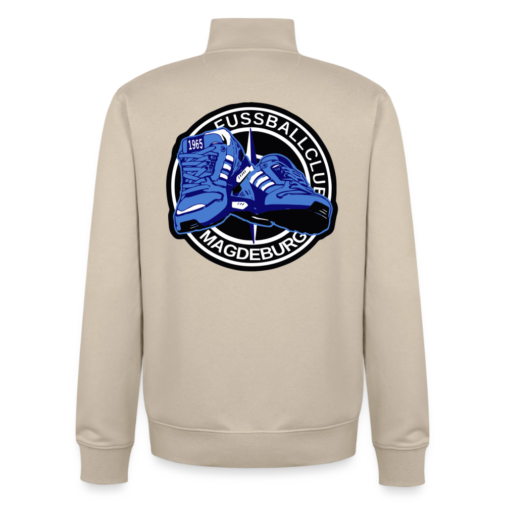 Unisex Organic Zip Sweatshirt von Stanley/Stella - Cremebeige