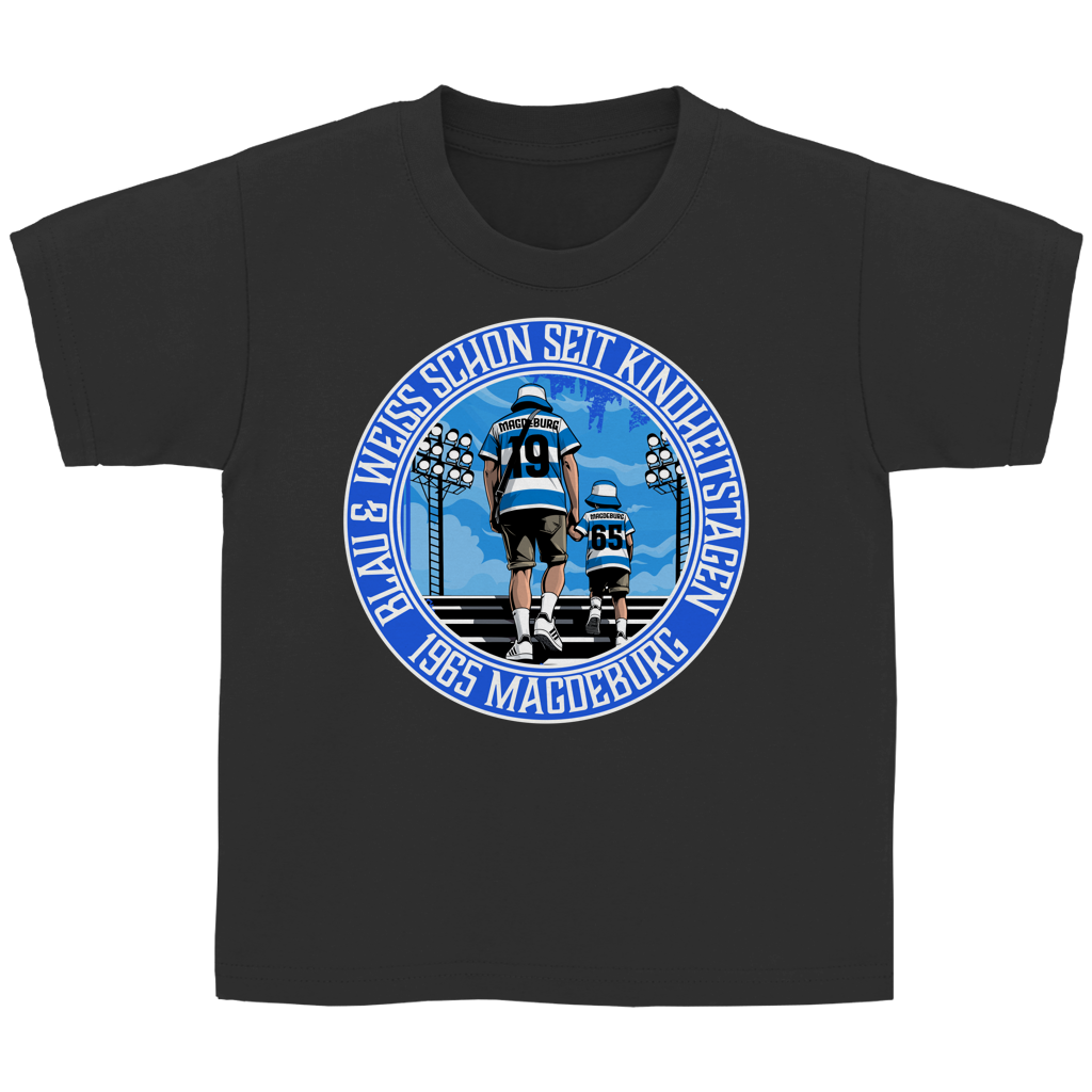 Kinder Basic T-Shirt Kindheit3
