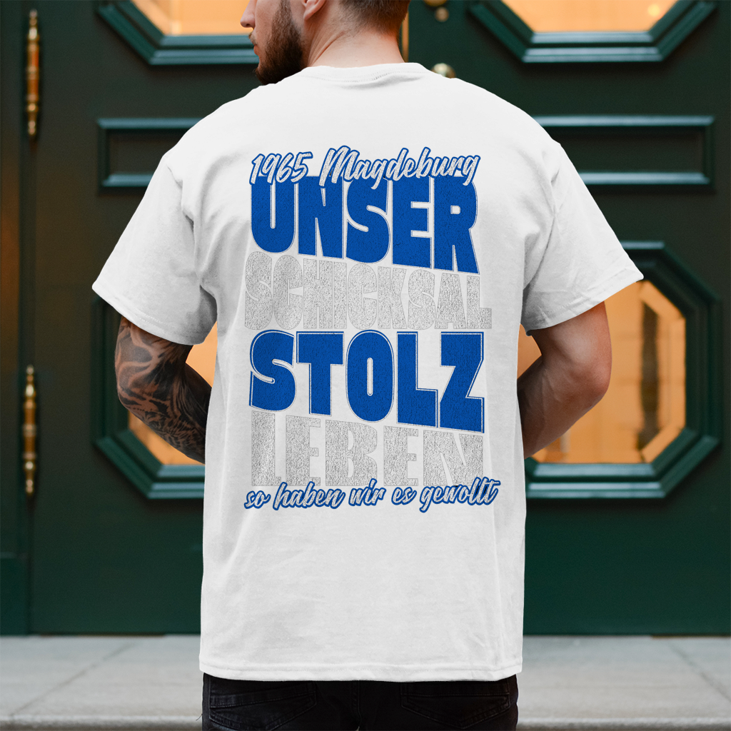 T-Shirt Stolz - Rückendruck