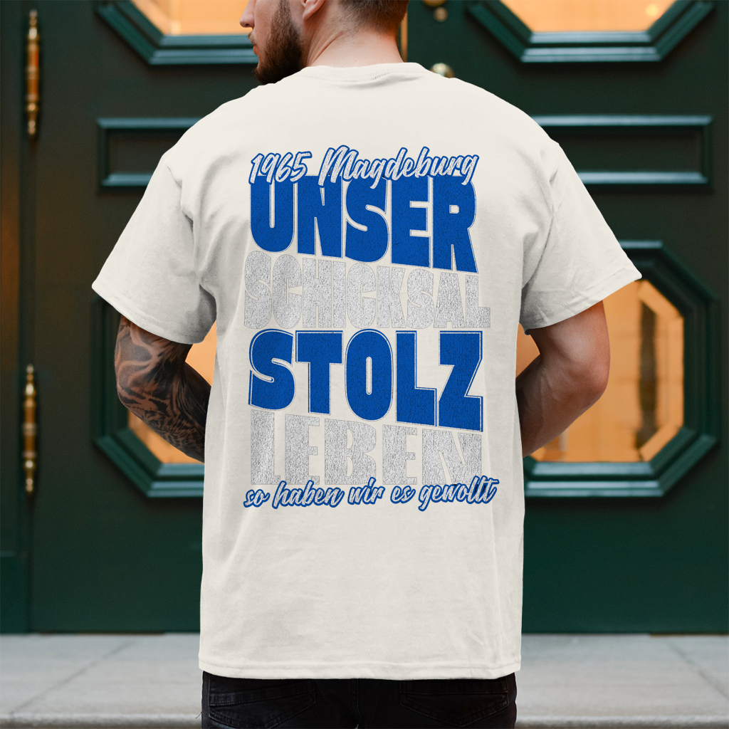 T-Shirt Stolz - Rückendruck