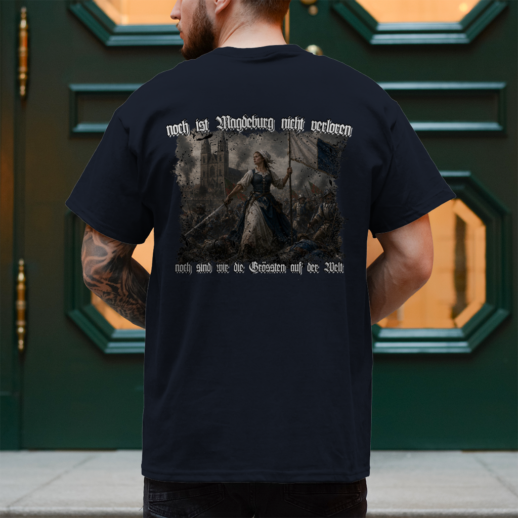 T-Shirt - nicht verloren - Rückendruck