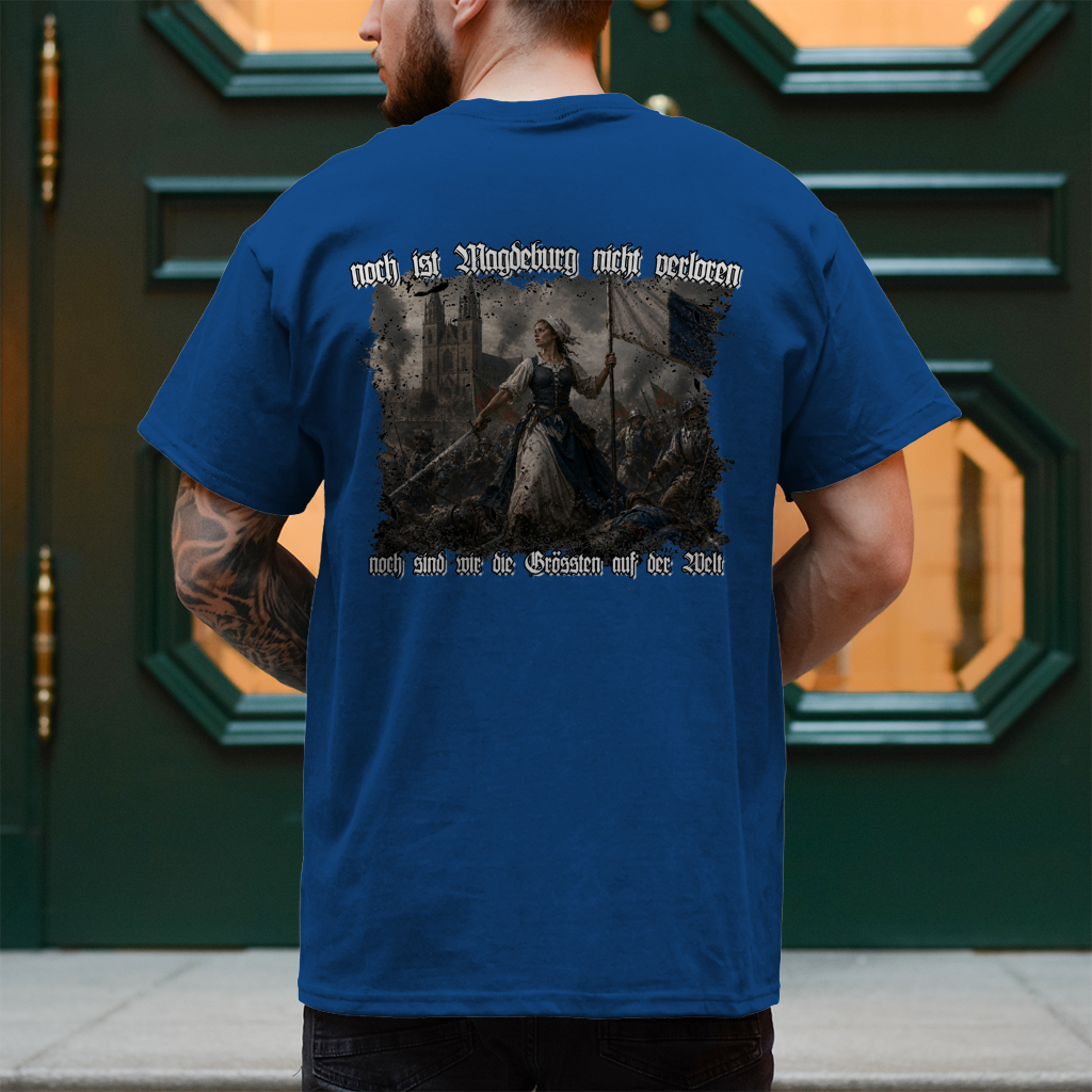 T-Shirt - nicht verloren - Rückendruck