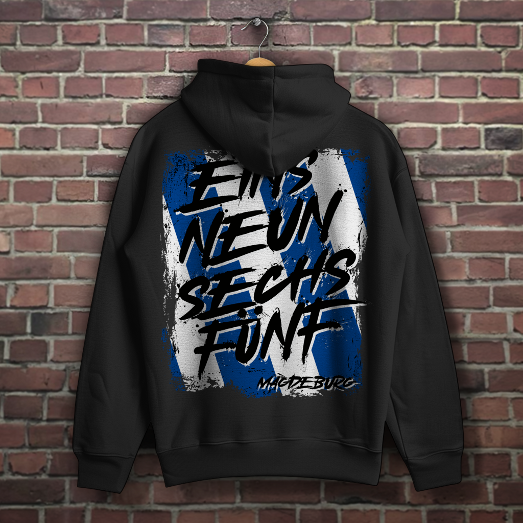Hoodie Eins Neun - Rückendruck