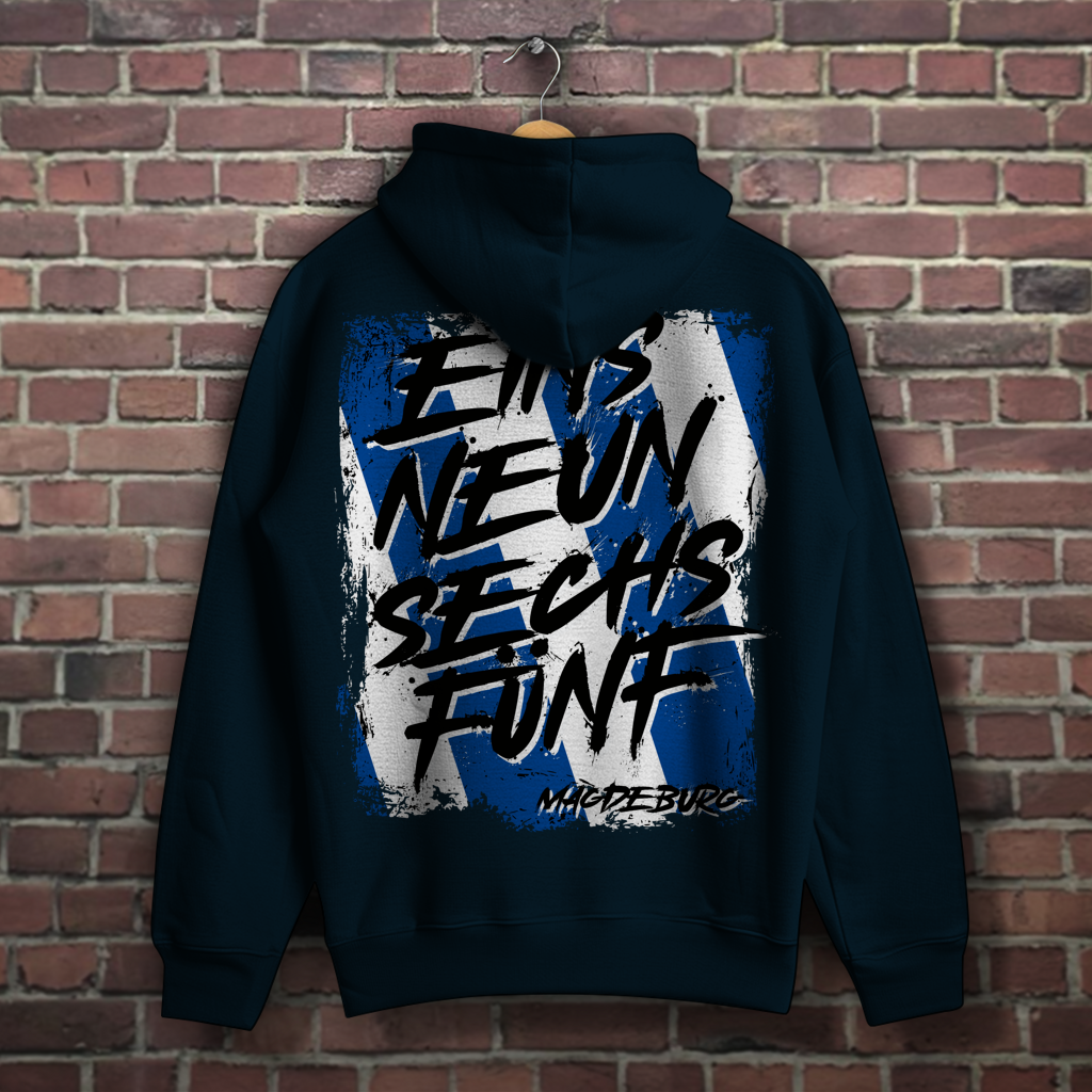 Hoodie Eins Neun - Rückendruck