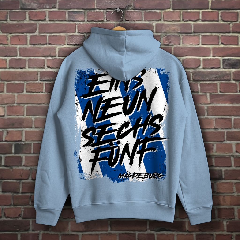 Hoodie Eins Neun - Rückendruck