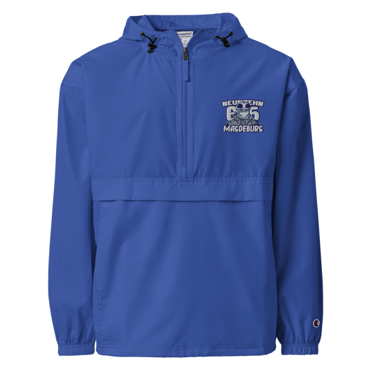 Windbreaker - blau mit Stick
