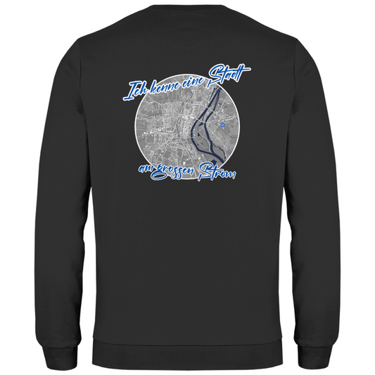 Stadt m Strom Sweater - Rückendruck